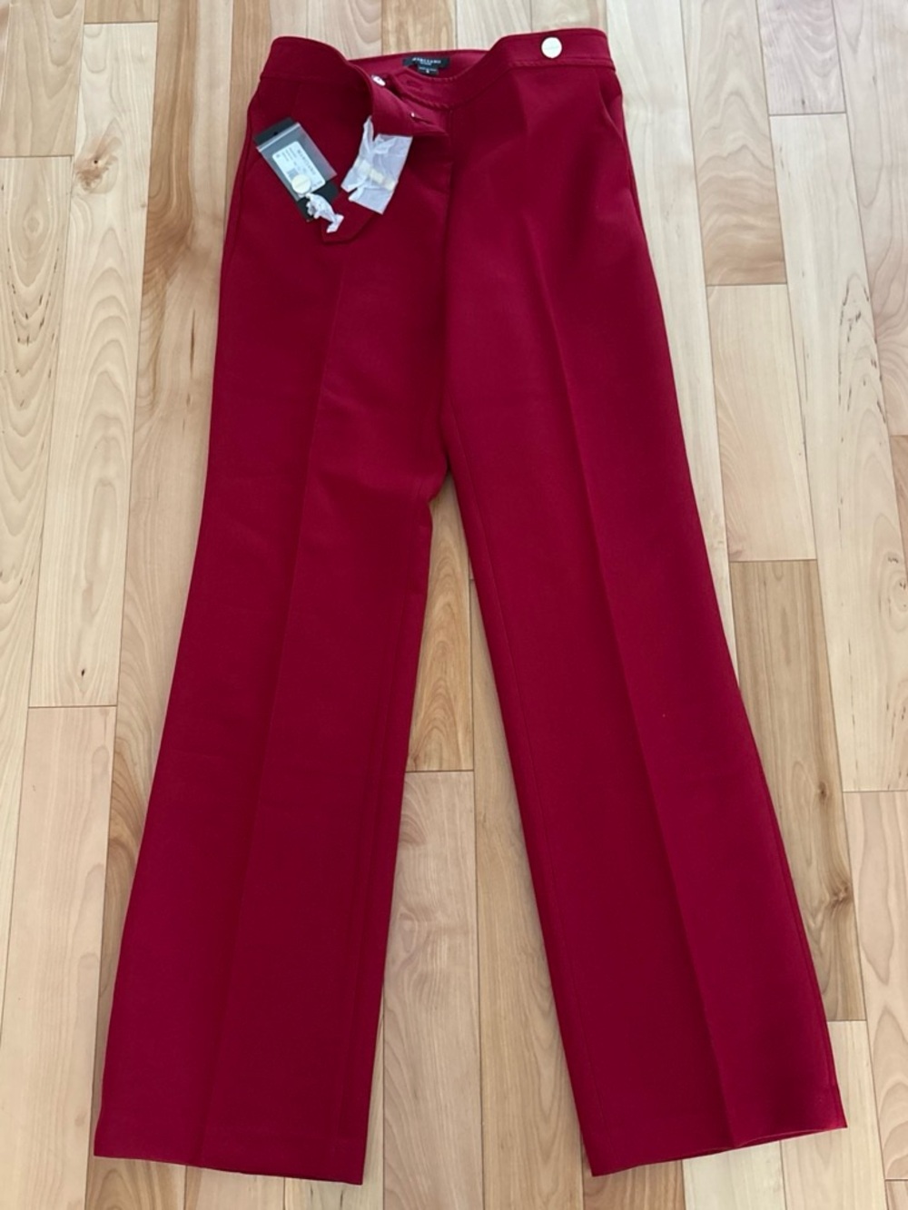 Marciano Wide-Leg Red Trousers